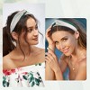 Unique Bargains Women's Fashion Color Block Knotted Wide Headband 1.57" Width 1 Pc - 2 of 4