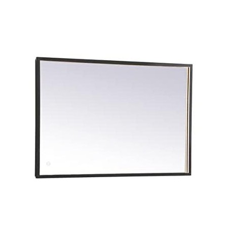 Elegant Lighting Pier 20x40 inch LED Mirror with Adjustable Color Temperature 3000K/4200K/6400K in Black - image 1 of 4