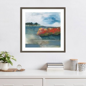 Amanti Art Tree Line by Leslie Bernsen Wood Framed Wall Art Print - 1 of 4