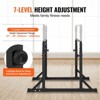 VEVOR Dip Bar, 800 lbs Capacity, Heave Duty Dip Stand Station with Adjustable Height, Fitness Workout Dip Bar Station Stabilizer Parallette - 4 of 4