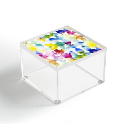 Jacqueline Maldonado Dye Ovals Vibrant Acrylic Box - Deny Designs