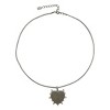 Slate by Rebl Spike Heart Pendant Necklace  18K Gold Plated Stainless Steel - 3 of 3