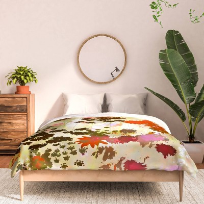 Deny Designs 3pc Full/Queen 83 Oranges Sunlit Meadow Comforter Bedding Set — фото 3