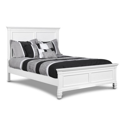 New Classic Furniture, Tamarack Solid Wood Full Size Bed in White