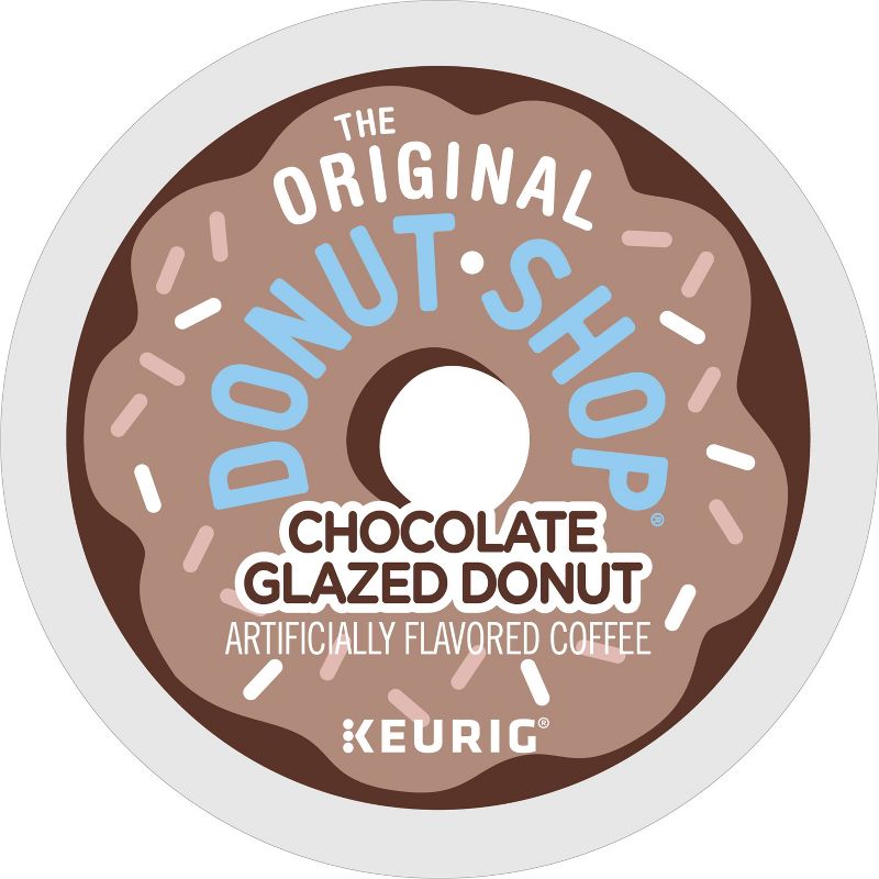24ct The Original Donut Shop Chocolate Glazed Donut Keurig K-Cup Coffee Pods Flavored Coffee Medium Roast, 3 of 11