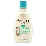 Aveeno Kids 2-in-1 Hydrating Shampoo & Conditioner, Gently Cleanses, Conditions & Detangles Kids Hair - 12 fl oz