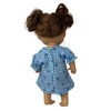Doll Clothes Superstore Handmade Blue Checks and Cherries Nightgown for 14 Inch Baby Alive Dolls - 3 of 4