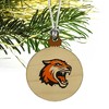 Rochester Institute of Technology Primary Logo Mini Small Tiny Wood Christmas Tree Holiday Ornament - 3 of 4