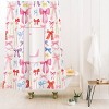 Deny Designs April Lane Art Bows Monogram Shower Curtain - 2 of 3