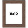PosterPalooza | 8x10 Wide Barnwood Picture Frame, UV Acrylic, 6 Finishes - Grey, Brown, White, and Black - 2 of 4