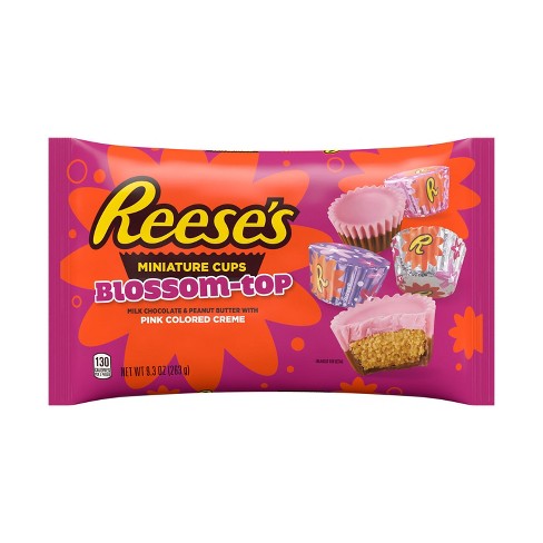 Reese's Valentine's Peanut Butter Cups Blossom-top Miniatures - 9.3oz - image 1 of 4