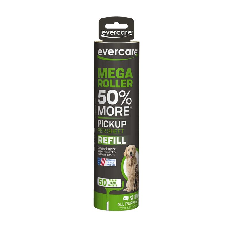 Evercare Mega Lint Roller Refill - 50 Layer - 22.22 sq ft, 1 of 9