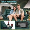 Docred Oversized Double Camping Chair, Folding 2 Person Camping Chair Loveseat, Lawn Chairs with Carrying Bag - 3 of 4