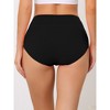 INSPIRE CHIC Women's High-Waisted Available in Plus Size Tummy Control Briefs 6 Packs - image 2 of 4