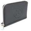 Women's PU Zip Around Wallet Rectangle - Disney Signature D Logo Centered Embossed - 2 of 4