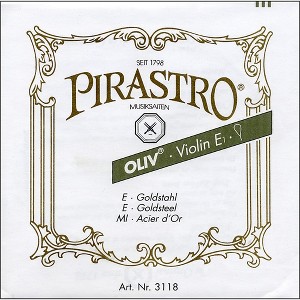 Pirastro Oliv Series Violin D String 4/4 - Gold / Aluminum 16-1/4 Gauge - 1 of 1