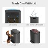 2 x 8 Gallons Dual Compartment Trash Can with 2 Inner Buckets and Soft Close Lid - 2 of 4