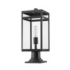 Z-Lite Nuri 1 - Light Lantern in  Black - 3 of 4