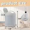Sevobal Pet Grooming Tools, Dog Blow Dryer with Nozzles and Anti-slip Base, Handheld Lightweight for Pet Grooming, White, 7.28"*7.28"*9.05" - 4 of 4