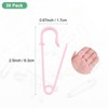 Unique Bargains Sewing Upholstery Spring Lock Blanket Bulk Large Safety Pins 30 Pcs - 3 of 4