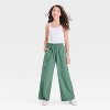 Girls' Wide Leg Soft Cargo Pants - art class™ - 3 of 3