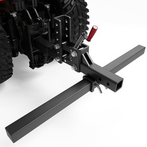 ATV Manual Implement Lift, 1-Point Lift System with 2" Hitch Receivers, Quick-Attach Accessories with 4 Reinforced Linkage & Multi-Height Adjustments - 1 of 4