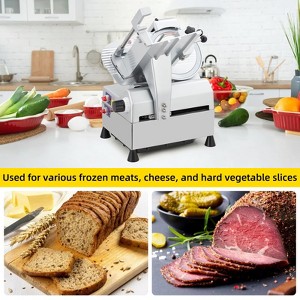 Commercial Meat Slicer, 210W Electric Food Slicer with Adjustable Thickness - 1 of 4