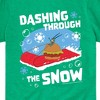Boys' - SpongeBob SquarePants - Dashing Through The Snow Short Sleeve Graphic T-Shirt - 2 of 4