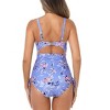 Clearlove Women CutOut One Piece Swimsuit Tummy Control High Waisted Monokini Bathing Suit - 4 of 4