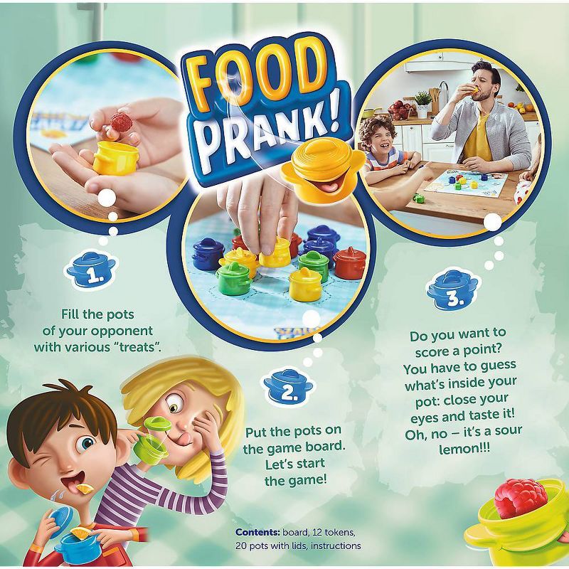 Trefl FoodPrank Game: Creative Thinking Board Game, Ages 5+, Gender Neutral, 2-4 Players, 30+ Min Play Time, 4 of 6