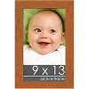 PosterPalooza | Photo Size Modernist Brown Picture Frame - UV Acrylic, Foam Board Backing, Hanging Hardware - 2 of 4