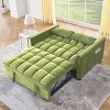 Convertible Sofa, Recliner, Bed, 3-in-1, 3-Position Adjustable Backrest, 2-Seater Sectional, Two Side Pockets, for Living Room, Apartment, etc - 3 of 4