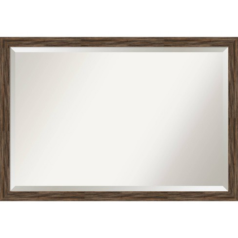 Gardner Glass Products 42-in W x 36-in H Driftwood Textured Mdf  Modern/Contemporary Mirror Frame Kit (Hardware Included in the Mirror Frame  Kits department at