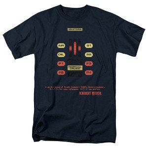 Knight Rider Kitt Consol Adult T-Shirt - 1 of 4