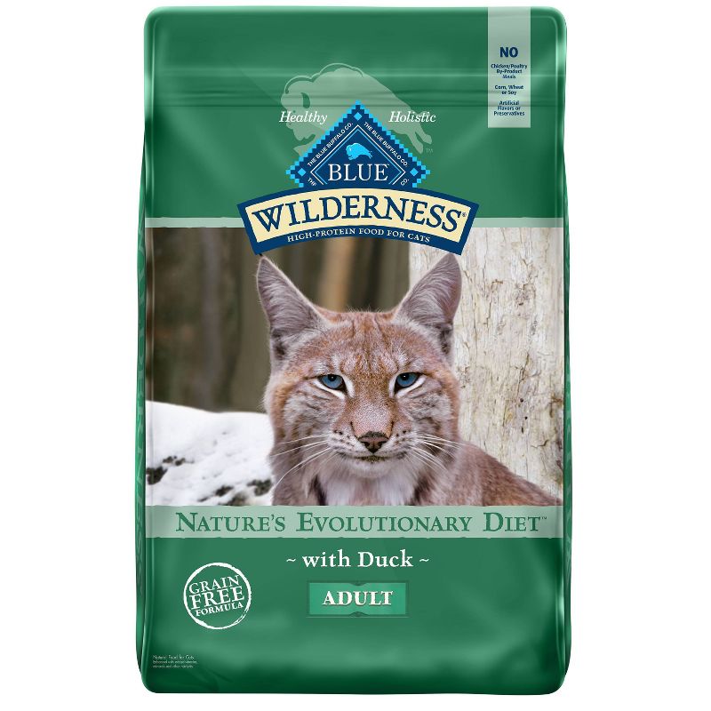 Blue Buffalo Wilderness Grain Free Duck Adult Premium Dry Cat Food, 1 of 7