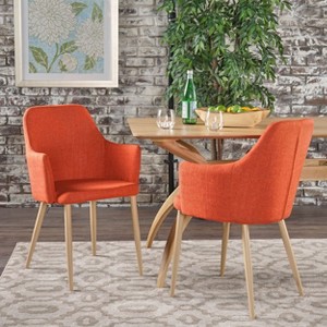 NicBex Polyester Dining Chairs Set of 2,Comfy Kitchen Chair with High Back for Dining Room,Kitchen - 1 of 4