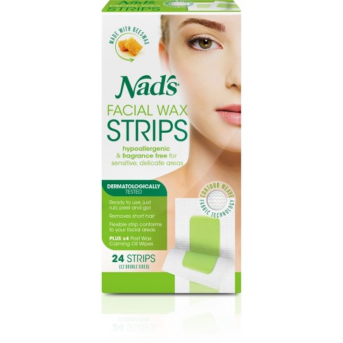 Nad S Facial Wax Strips 24ct Target