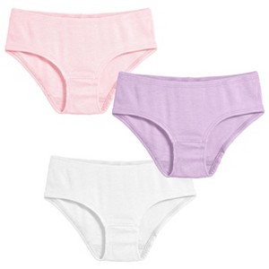 City Threads Girls Soft 100% Organic Cotton Briefs, 3-Pack - USA-Made - 1 of 4
