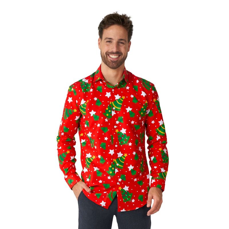 Suitmeister Men's Festive Christmas Shirts, 1 of 4