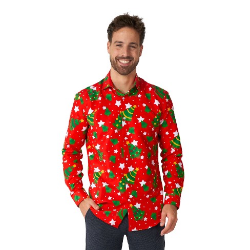 Suitmeister Men's Festive Christmas Shirts : Target