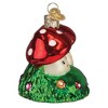 Old World Christmas Blown Glass Ornament for Christmas Tree, Happy Mushrooms - 2 of 4