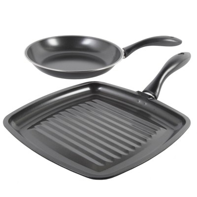 Gibson Westleton 2pc Cookware Set Black