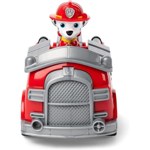 Paw Patrol Marshall s Fire Engine Vehicle With Collectible Figure For Kids Aged 3 And Up Target