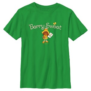 Boy's Strawberry Shortcake Flower Orange T-Shirt - 1 of 4