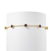 Ross-Simons 2.50 ct. t.w. Bezel-Set Sapphire Station Bracelet in 18kt Gold Over Sterling Size 7 - 3 of 4