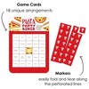 Big Dot of Happiness Pizza Party Time - Bingo Cards and Markers - Baby Shower or Birthday Party Bingo Game - Set of 18 - 2 of 4