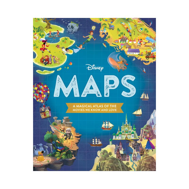 Disney Maps - by  Disney Books (Hardcover), 1 of 4