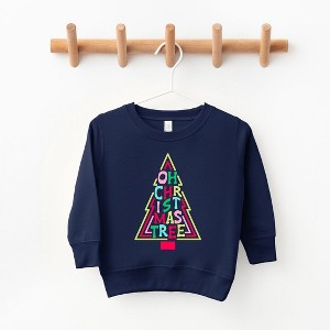 The Juniper Shop Oh Christmas Tree Colorful Toddler Graphic Sweatshirt - 1 of 2