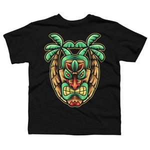 Boy's Design By Humans summer with tiki By donipacoceng T-Shirt - 1 of 2