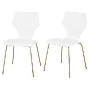 Set of 2 Enna Mid-Century Modern Bentwood Chairs - angelo:HOME - 1 of 3